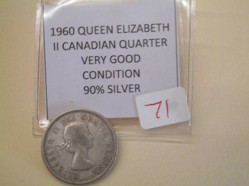 1960 Queen Elizabeth II Canadian Qu...