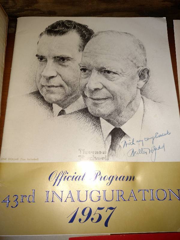 Pat Nixon Autograph and More1957