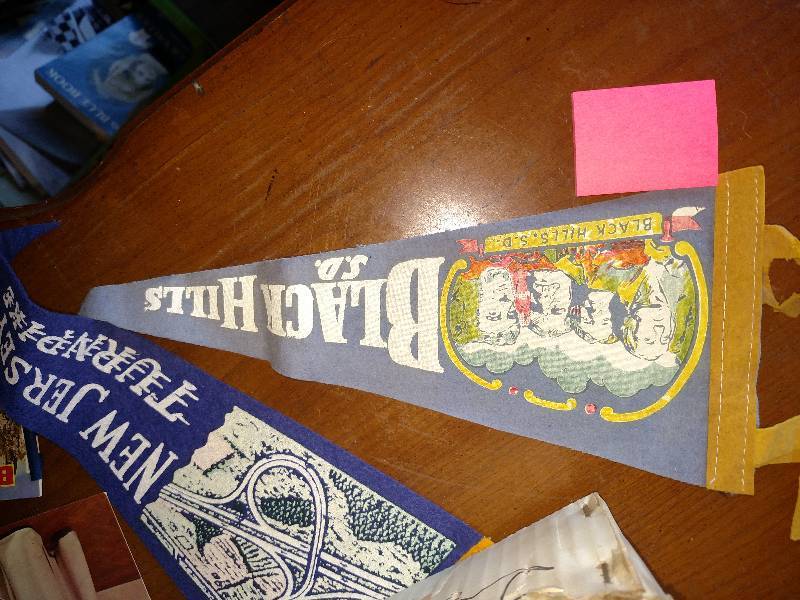 Lot of old Pennants & Post cards