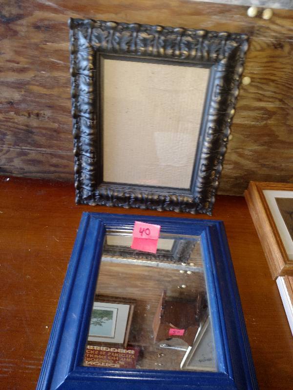 Thick picture frame and mirror
