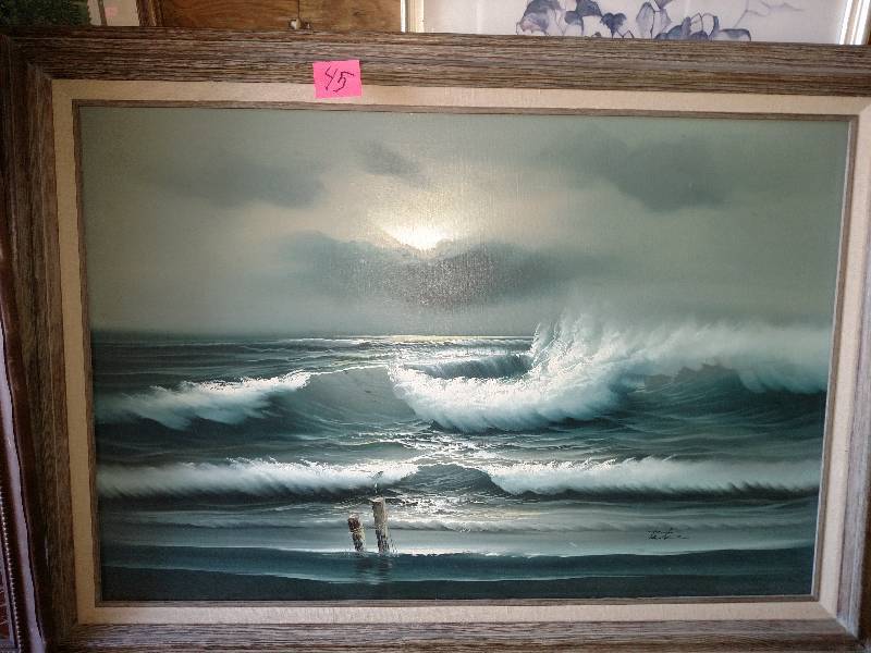 Large picture & Shelfmirror