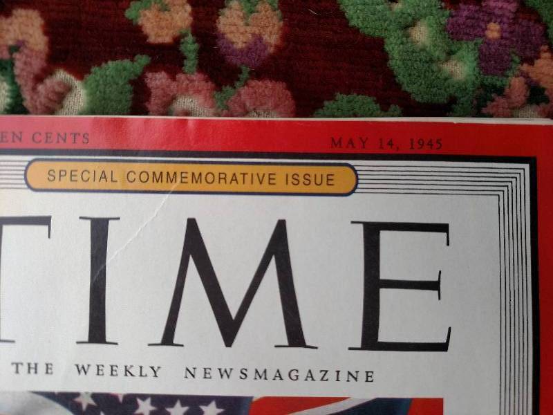 Time Magazine May 14th, 1945 Commemorative Issue