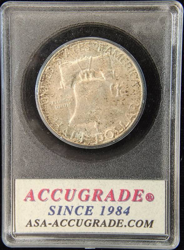 1951-S FRANKLIN SILVER HALF DOLLAR MS66 OLD ACCUGRADE CERTIFIED