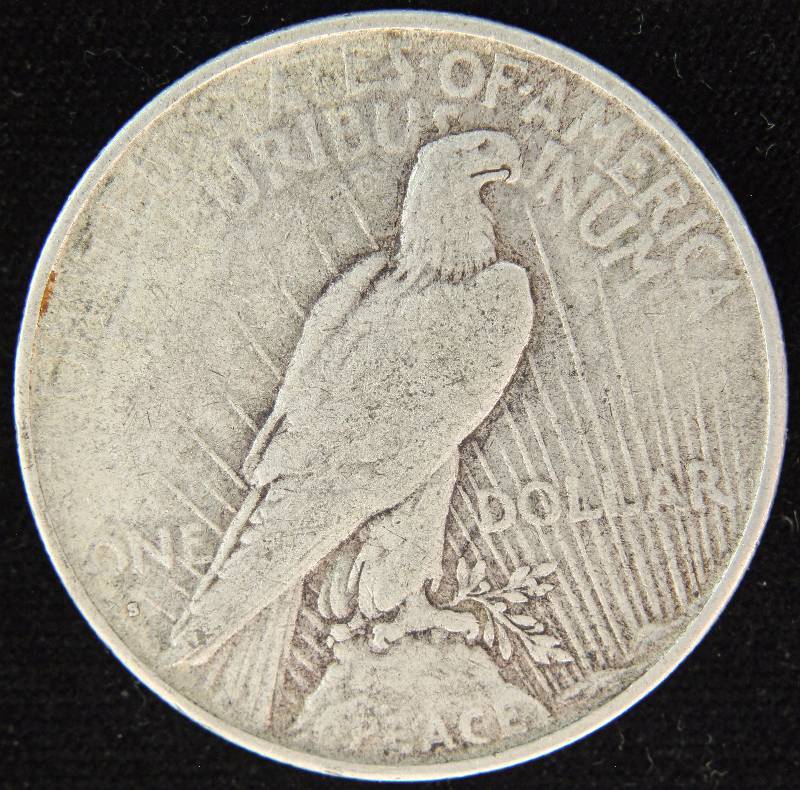 1935-S PEACE SILVER DOLLAR FINE
