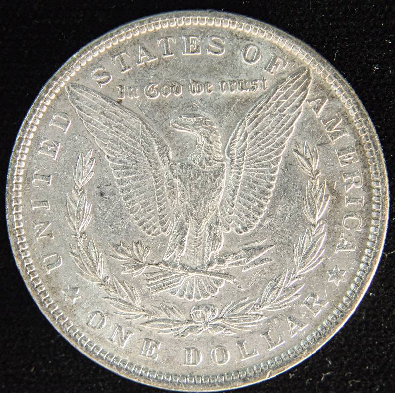 1888 MORGAN SILVER DOLLAR AU