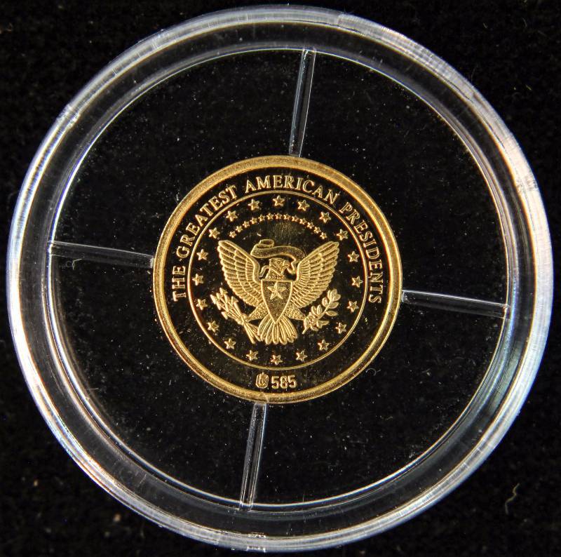 PROOF GOLD 12 GRAM (.5 G) .585 (14K) IN AIRTITE HOLDER