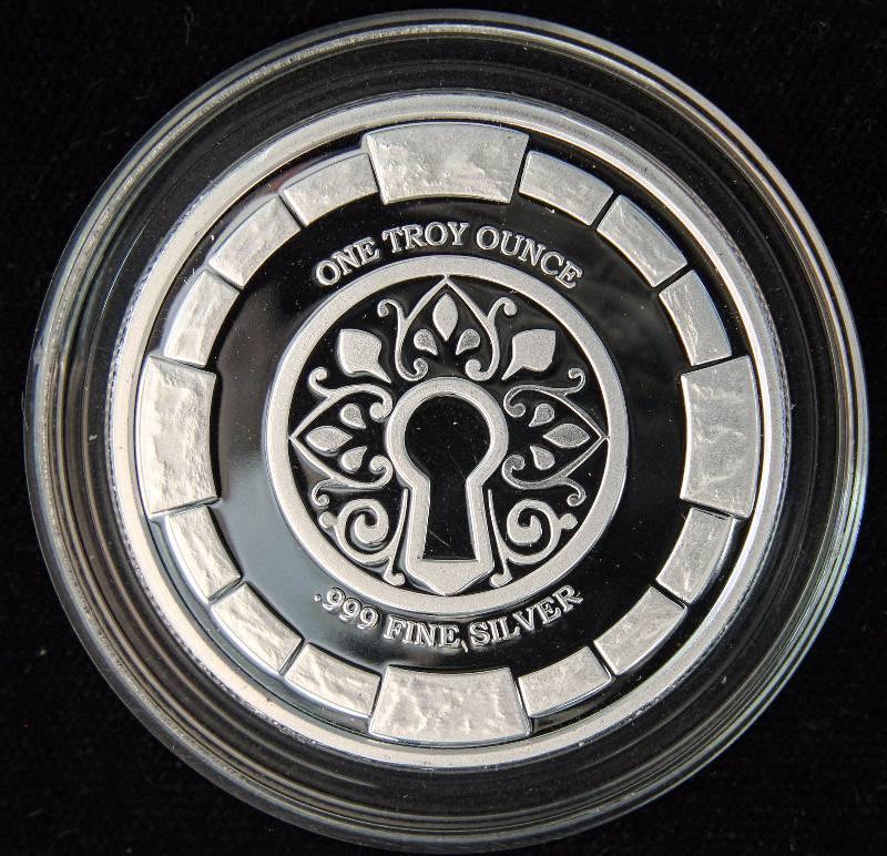 1 TROY OZ. .999 FINE SILVER PROOF NWT MINT STANSBERRY RESEARCH IN AIRTITE HOLDER
