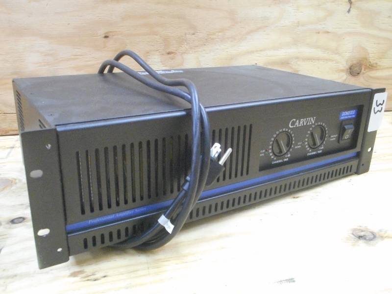 lot 33 image: Carvin DCM2000 Dual Channel Amp, 20...