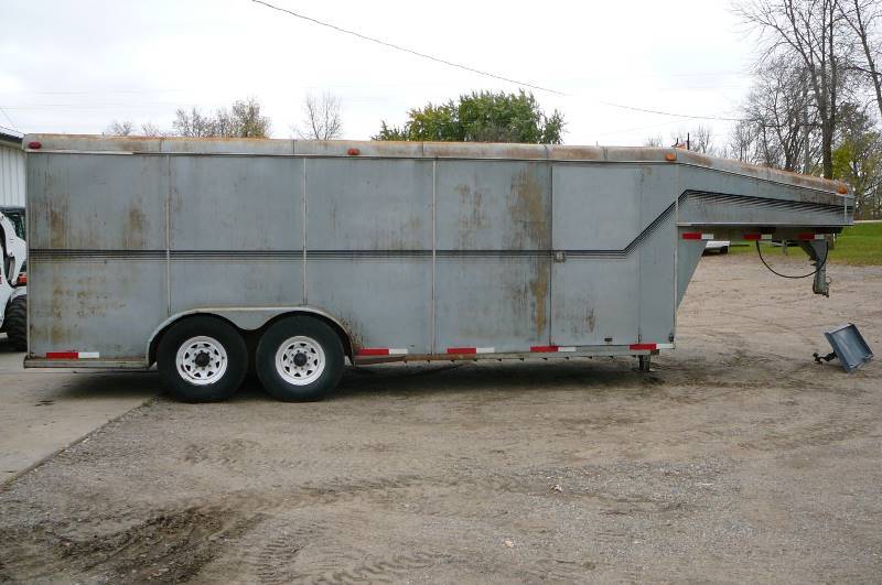 Enclosed 5th Wheel Goose Neck Trailer