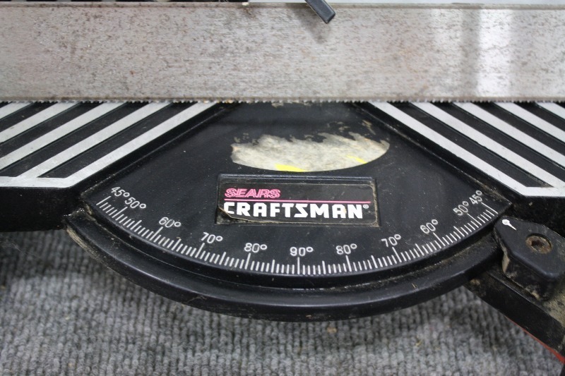 lot 161 image: Craftsman Miter Saw