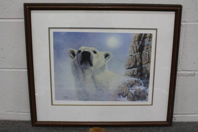 lot 24 image: Polar Bear Print
