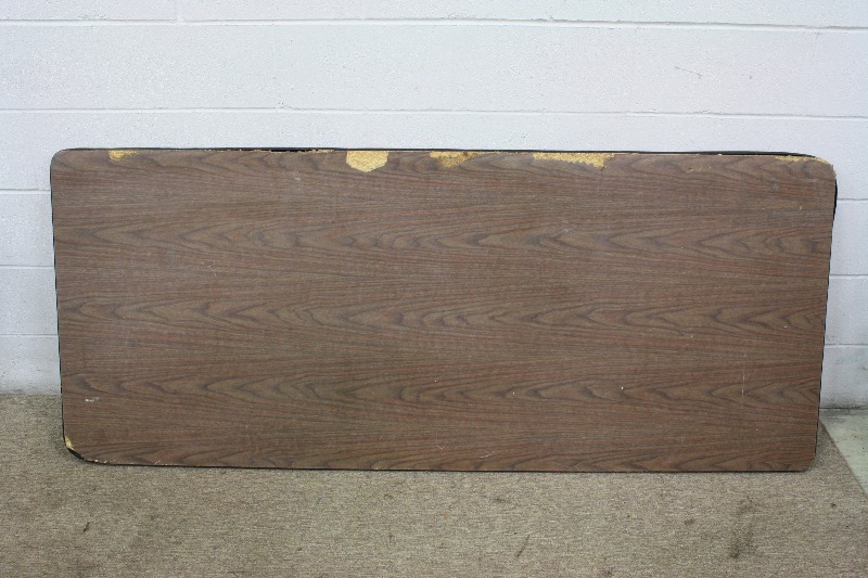 lot 121 image: Heavy Duty 6ft Wood Folding Table