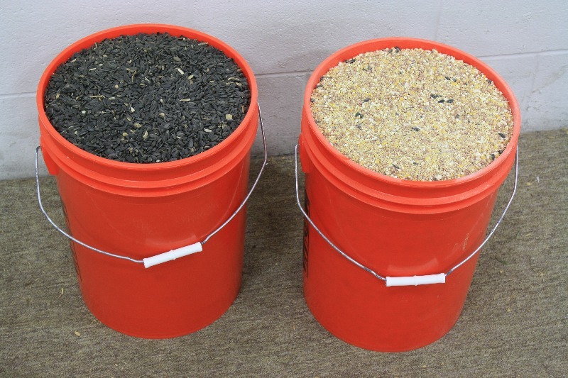 lot 148 image: Bulk Bird Seed - 2 Qty 5 Gallon Buckets