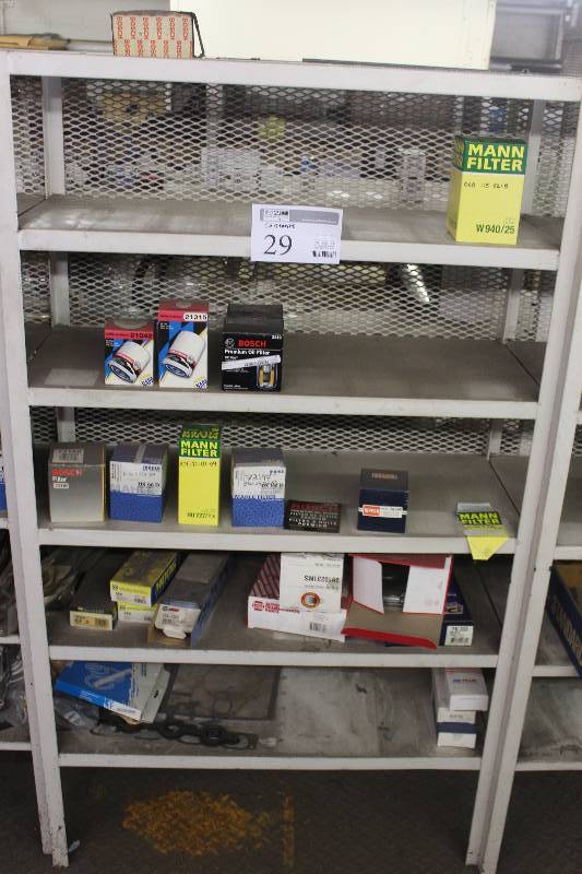 lot 29 image: Contents ONLY Including MannMahleBoschRockhill Filters, And More