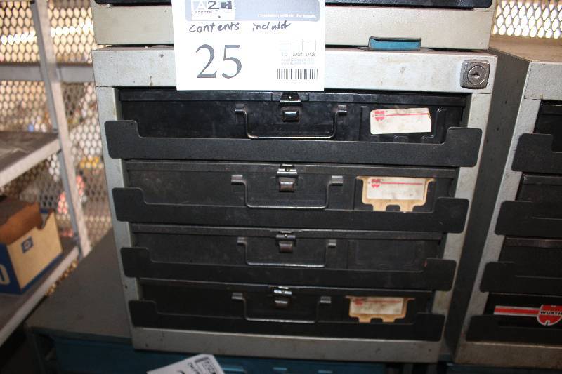 lot 25 image: Parts Organizer Contents Included Assorted Splints, Vacuum T-Connectors