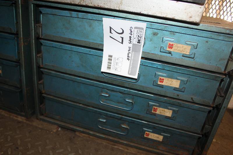 lot 27 image: Parts Organizer Contents Included Assorted Volks Adjusters 1.75 NutScrew
