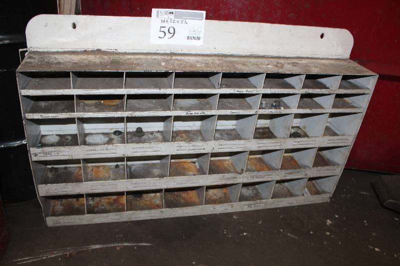 lot 59 image: 40-Slot Metal Organizer