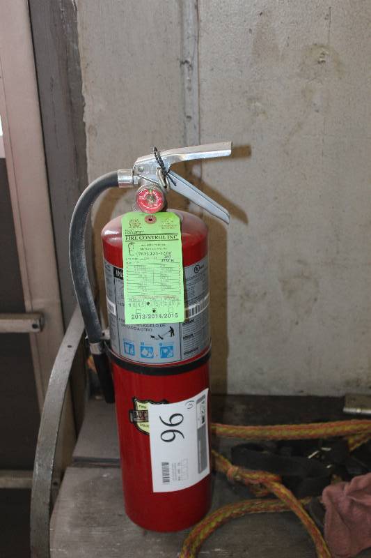lot 96 image: Lot of (1) Fire Extinguishers