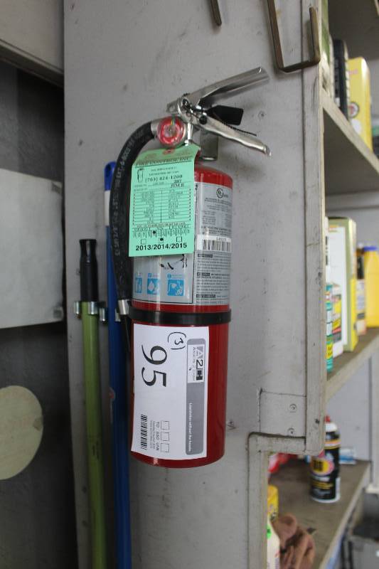lot 95 image: Lot of (3) Multipurpose Dry Chemical Fire Extinguishers