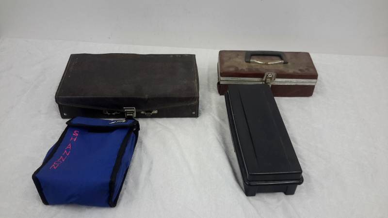 lot 2 image: Cassette cases and cooler