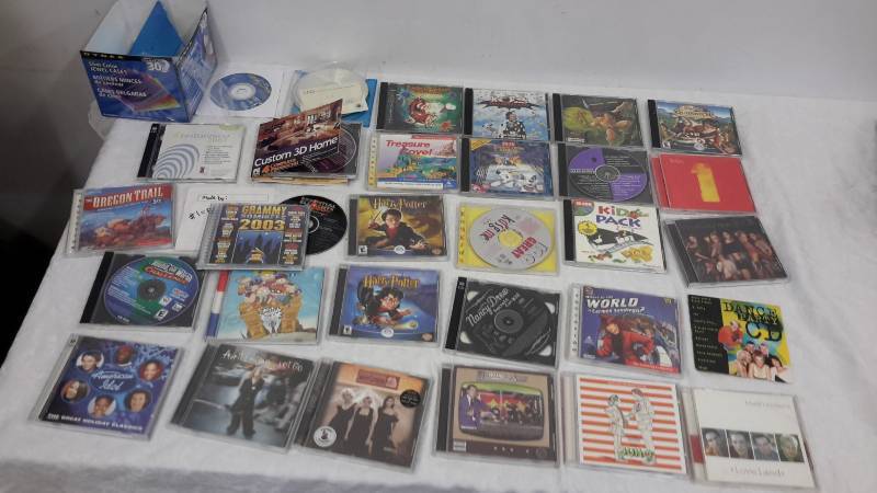 lot 8 image: CDs and CD ROMs