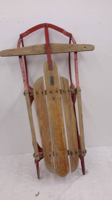 lot 95 image: Old fashioned sled