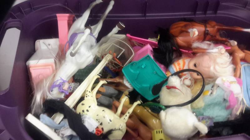 lot 145 image: Barbies and toys