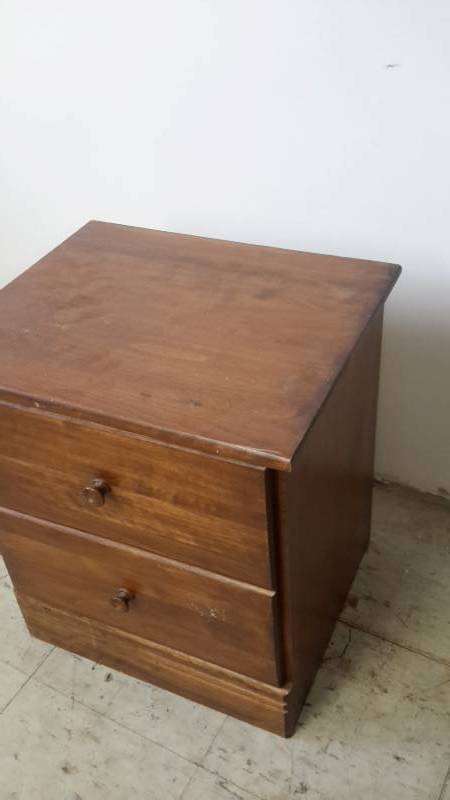 lot 177 image: Wooden night stand