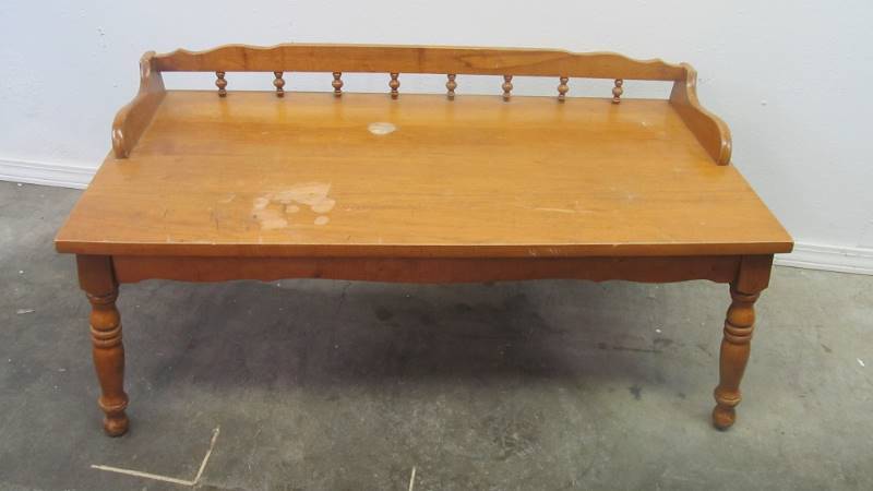 Vintage Solid Wood Coffee Table