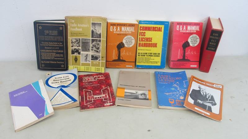 Lot of Vintage Radio Books