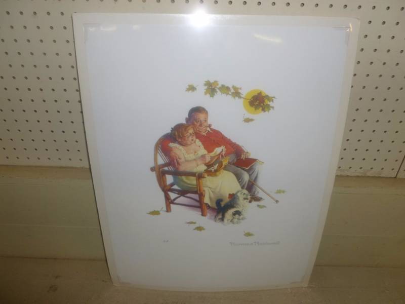 lot 123 image: Vintage Norman Rockwell