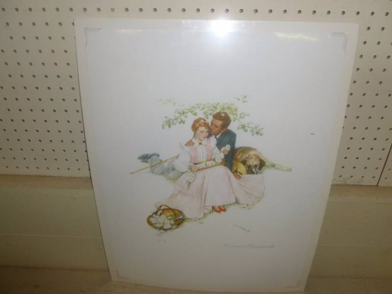 lot 124 image: Vintage Norman Rockwell