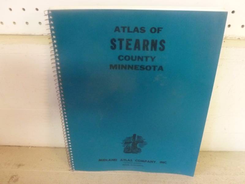 lot 128 image: Vintage Stearns County Atlas Book