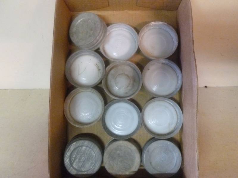 lot 132 image: Vintage Zinc Lids