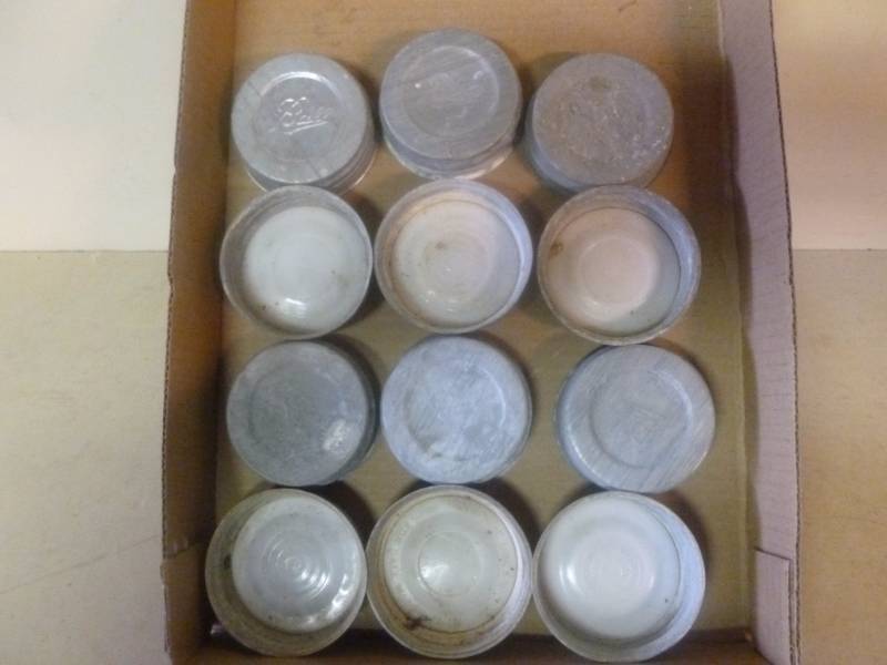 lot 133 image: Vintage Zinc Lids