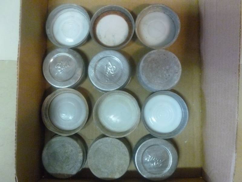 lot 136 image: Vintage Zinc Lids