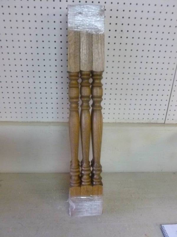 lot 145 image: Oak Railing Spindles