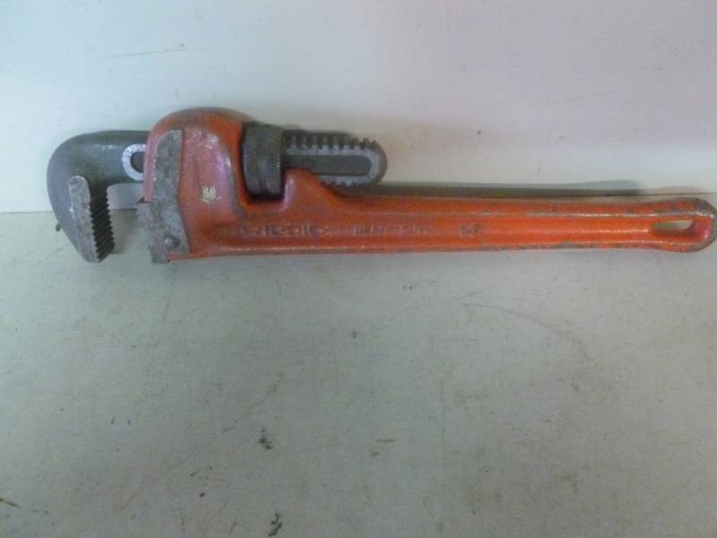 lot 149 image: Ridgid Pipe Wrench