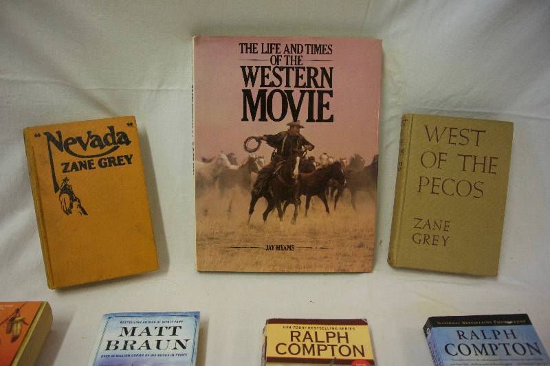 lot 65 image: Box of Western Books