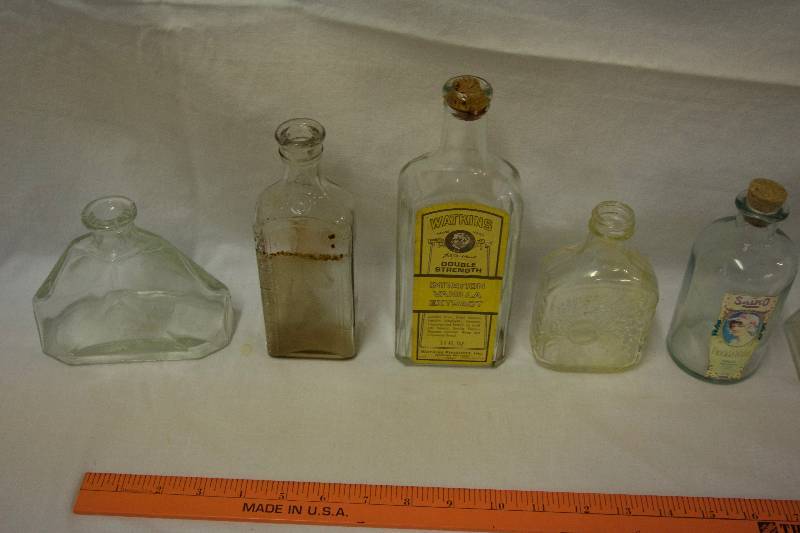 lot 70 image: Vintage Glass Bottles