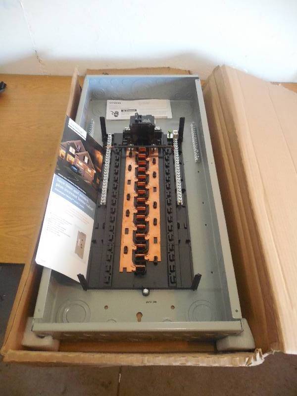 lot 78 image: Siemens PL Series 100-Amp 30-Space 30-Circuit Main Breaker Indoor Load Center