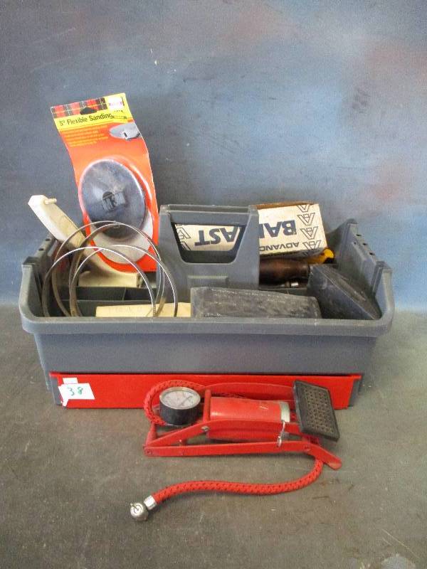 lot 38 image: Tool Carrier and Tools