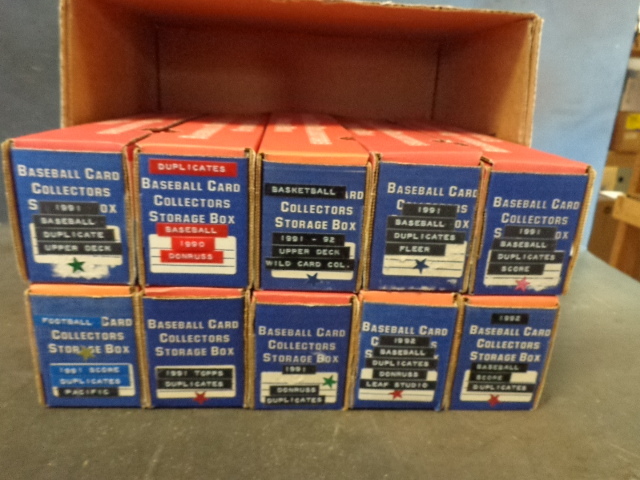 lot 31 image: BaseBall Storeage Boxes