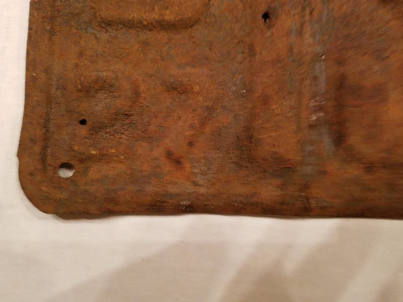 Vintage License Plate...1927