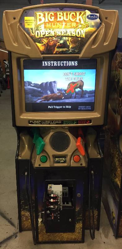 lot 12 image: Big Buck Hunter Pro Open Season with Dedicated Cabinet