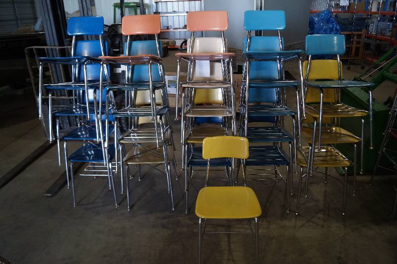 Large Lot Stackable School Chairs