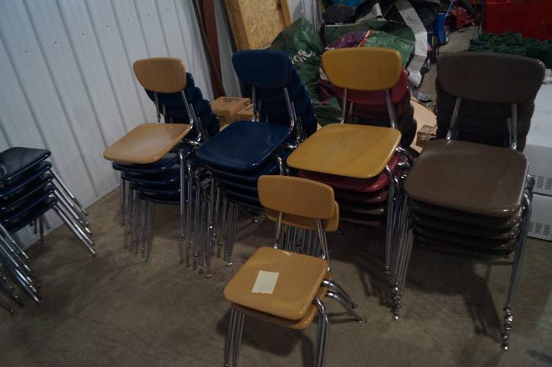 Large Lot Stackable School Chairs