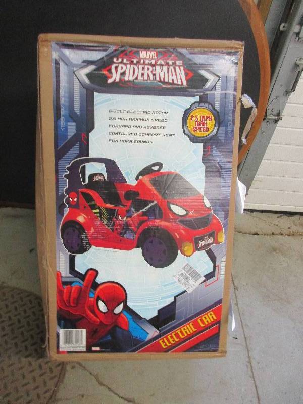 spider man 6v car