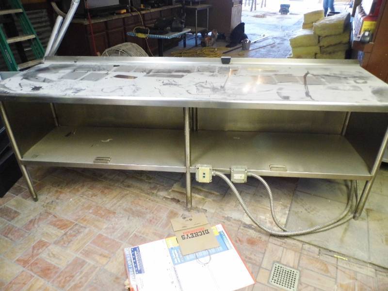 lot 20 image: Stainless Steel Table