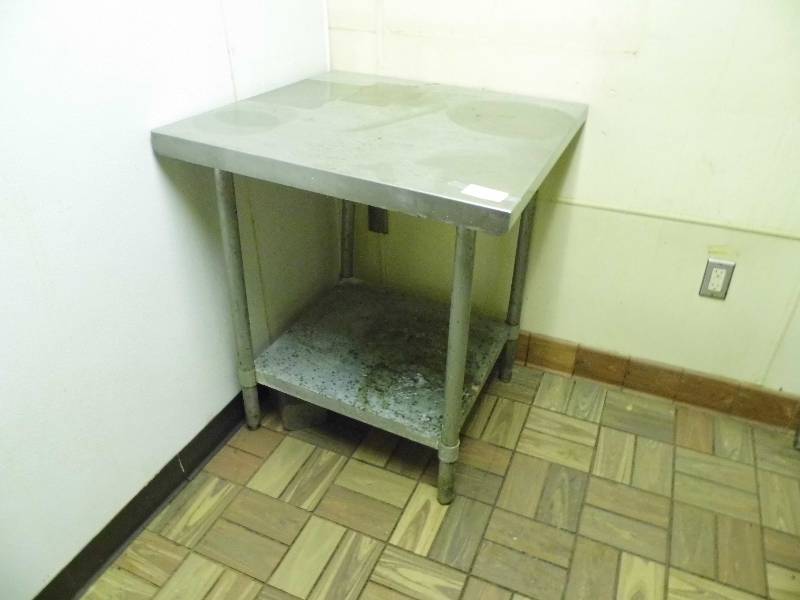 lot 24 image: Stainless Steel Table